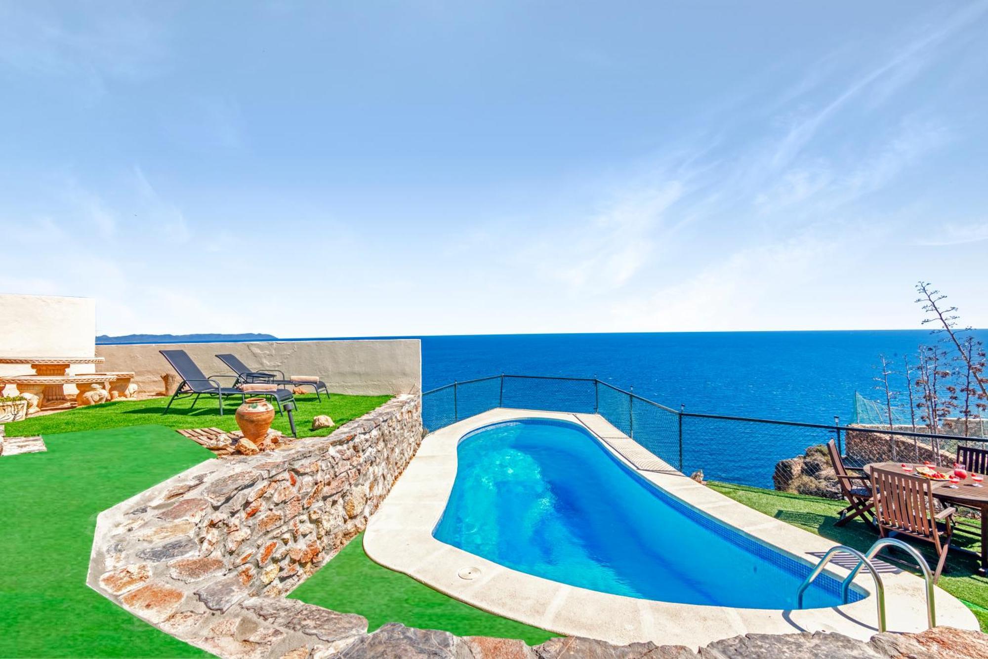 Villa Infinity Sea Views I Pool I Bbq I Jacuzzi อัลเมรีอา ภายนอก รูปภาพ